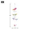 Colorful Butterfly Wind Chime - Outdoor Garden Decor with Rainbow Colors