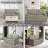 Apartment Love seat Love, 2-SEAT, Grey Faux Leather