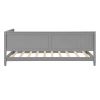 Twin Size Wood Daybed/Sofa Bed, Gray