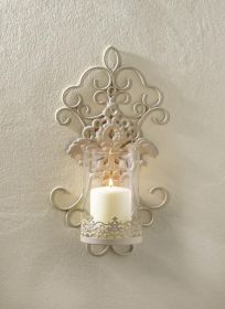 Elegant Lace Wall Sconce for Romantic Ambiance